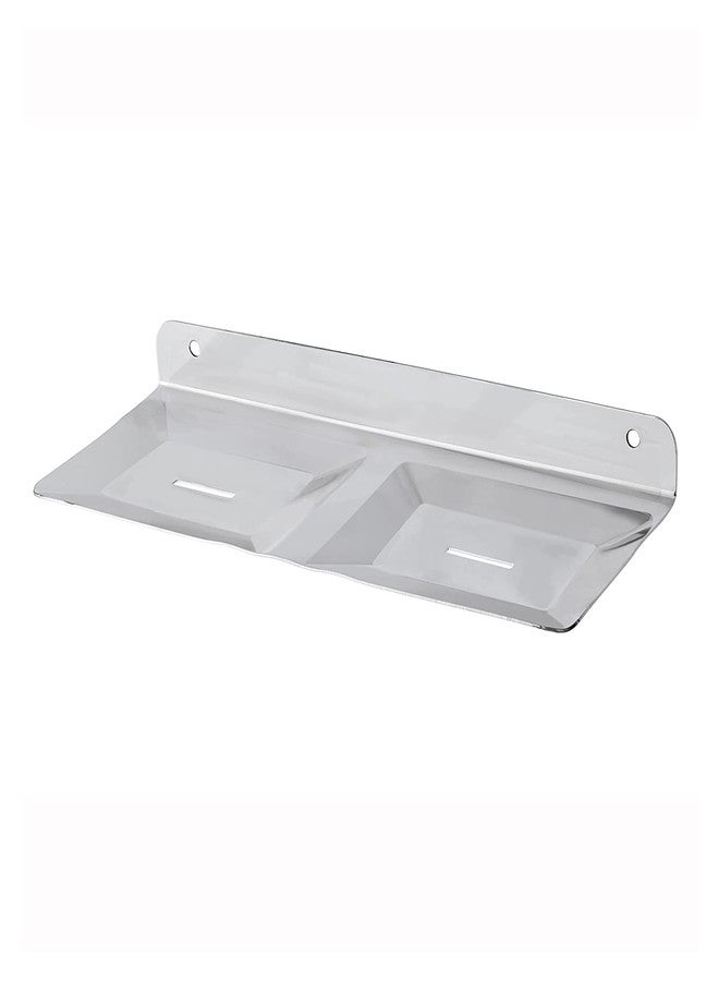 Primax Stainless Steel Double Soap Holder for Bathroom/Soap Stand/Soap Dish/Bathroom Accessories(Pack of 1) - Image 2